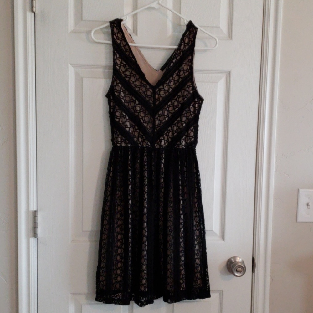 Lace black dress